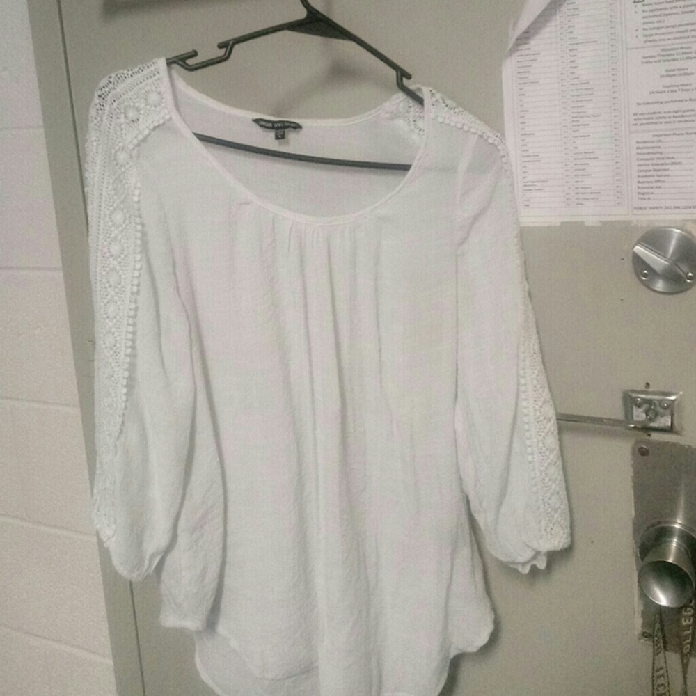 Sheer over top shirt